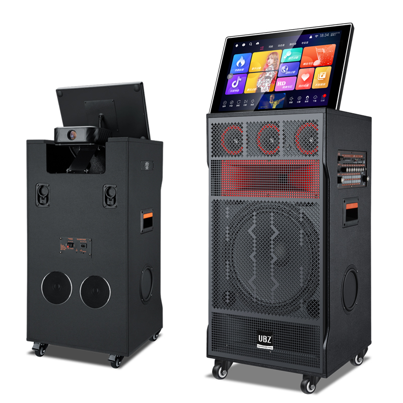 户外K歌娱乐音箱带投影仪