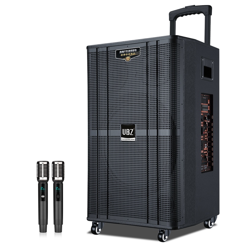 15寸户外广场舞音响移动拉杆音箱